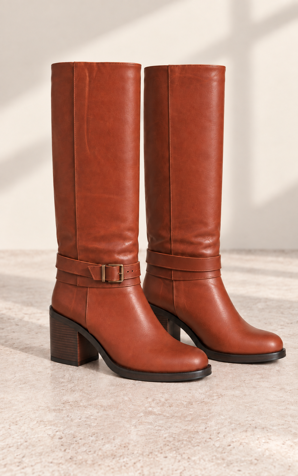 Bueno Zara Boots, tobacco