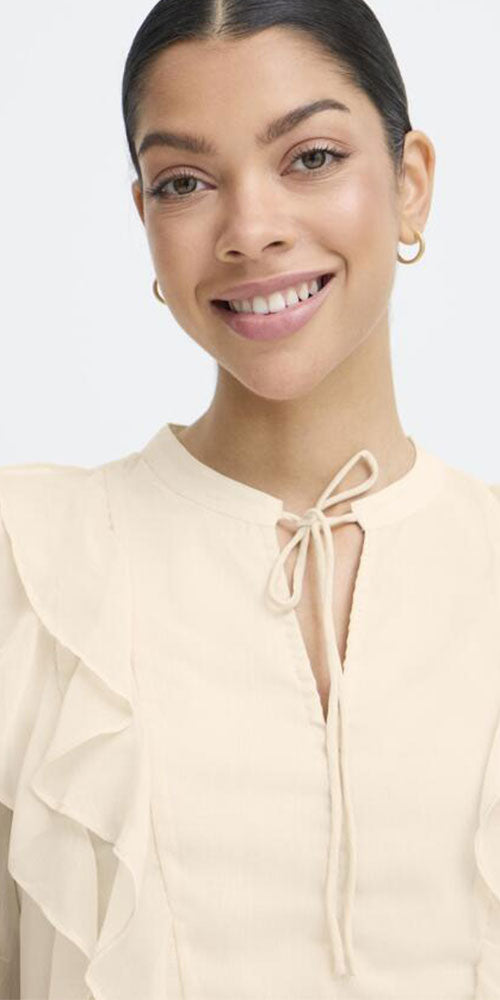 B.Young Gigi Frill Blouse