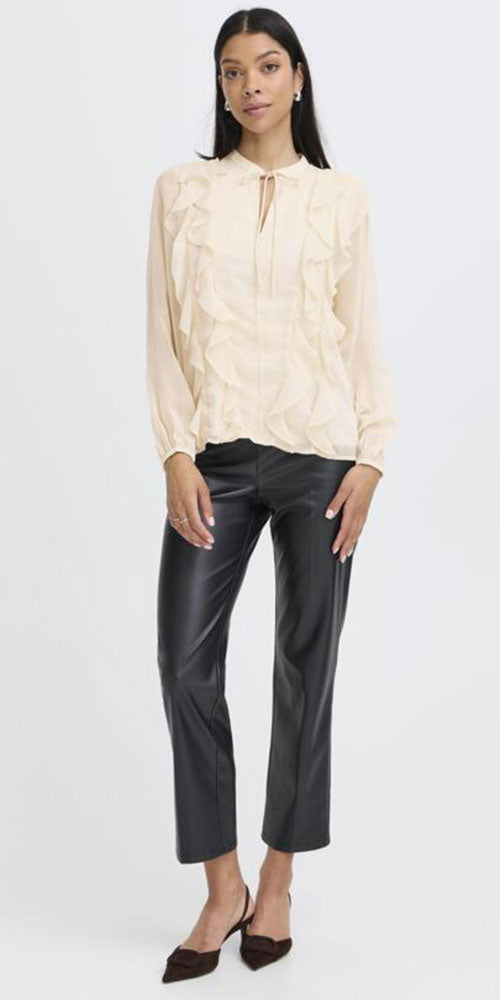 B.Young Gigi Frill Blouse
