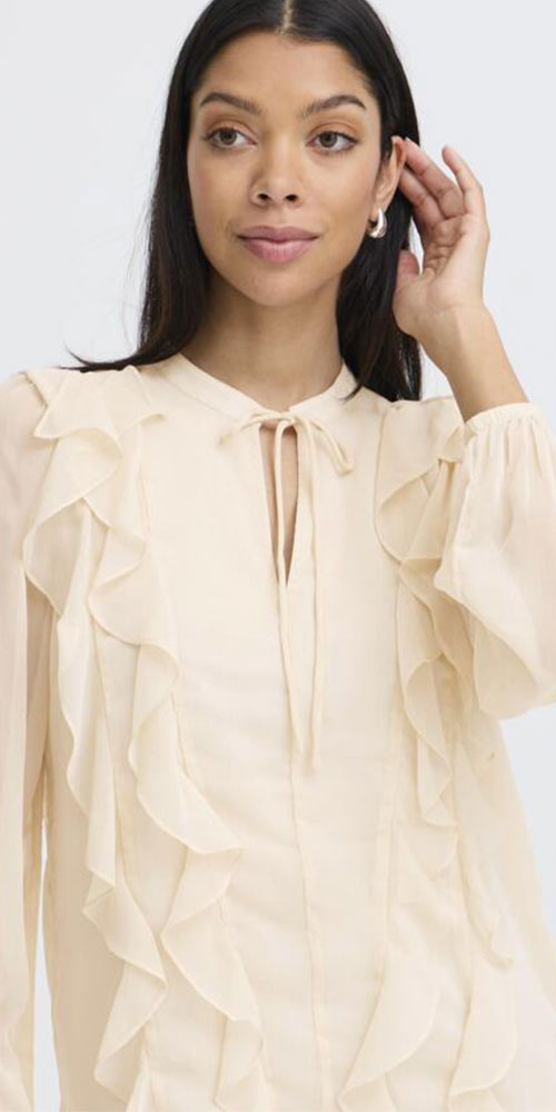 B.Young Gigi Frill Blouse