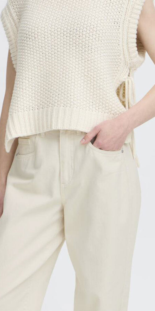 B.Young Tapered High Waist Jeans, winter birch