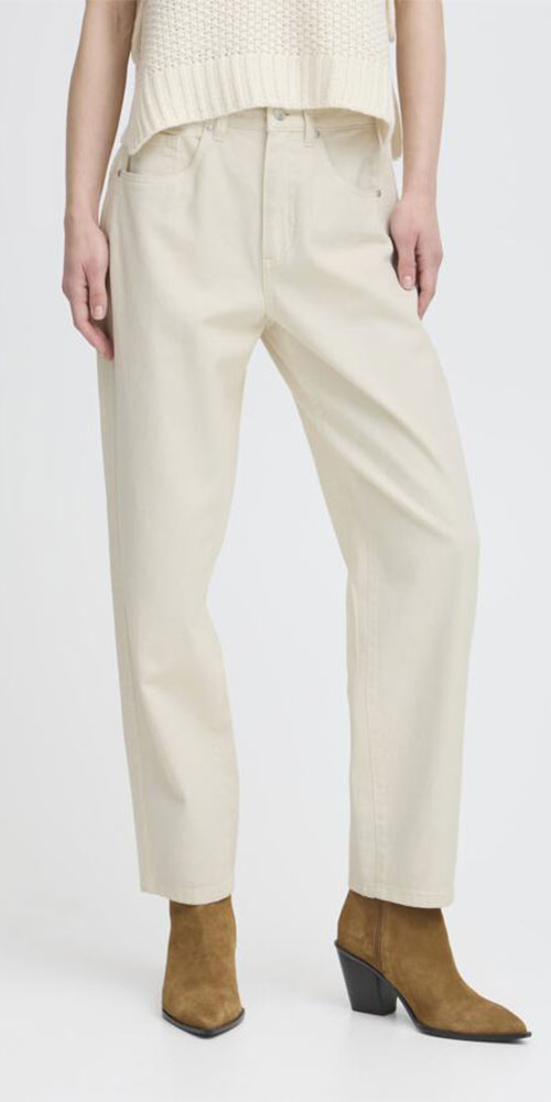 B.Young Tapered High Waist Jeans, winter birch