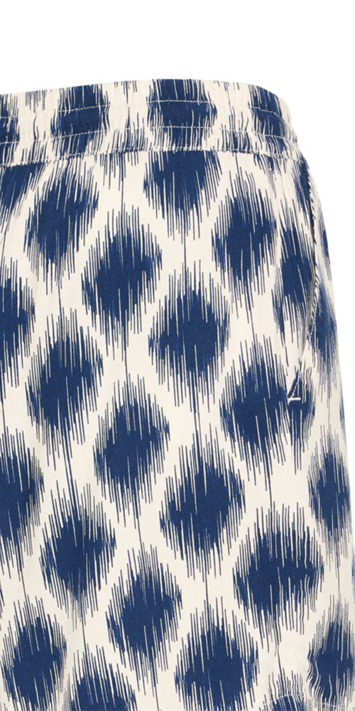 B.Young Navy Ikat Shorts