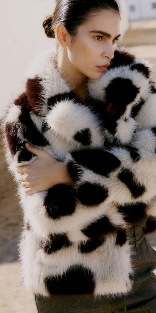 B.Young Pony Fur Coat