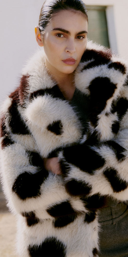 B.Young Pony Fur Coat