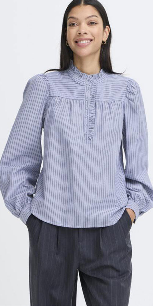 B.Young Ruffle Trim Blouse