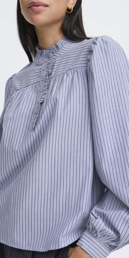 B.Young Ruffle Trim Blouse