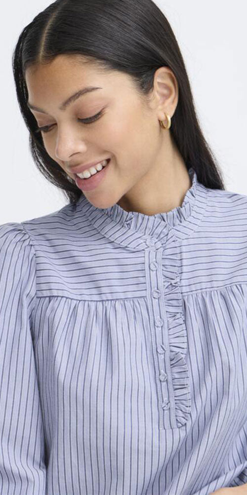 B.Young Ruffle Trim Blouse
