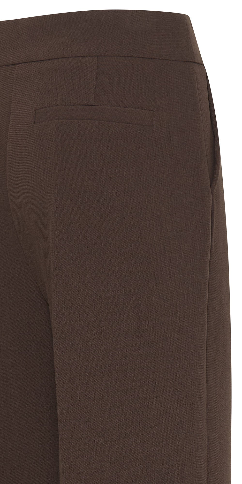B.Young Cuffed Trousers, chocolate brown