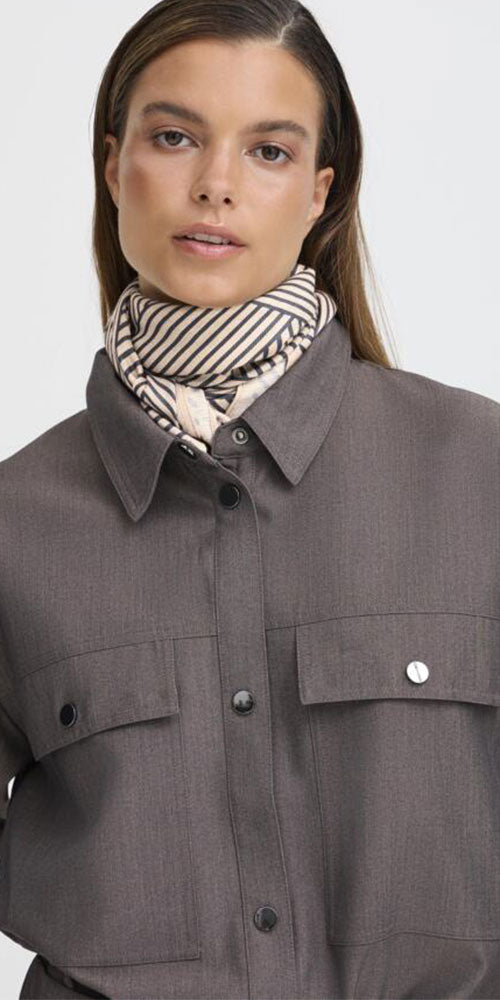 B.Young Geometric Square Scarf