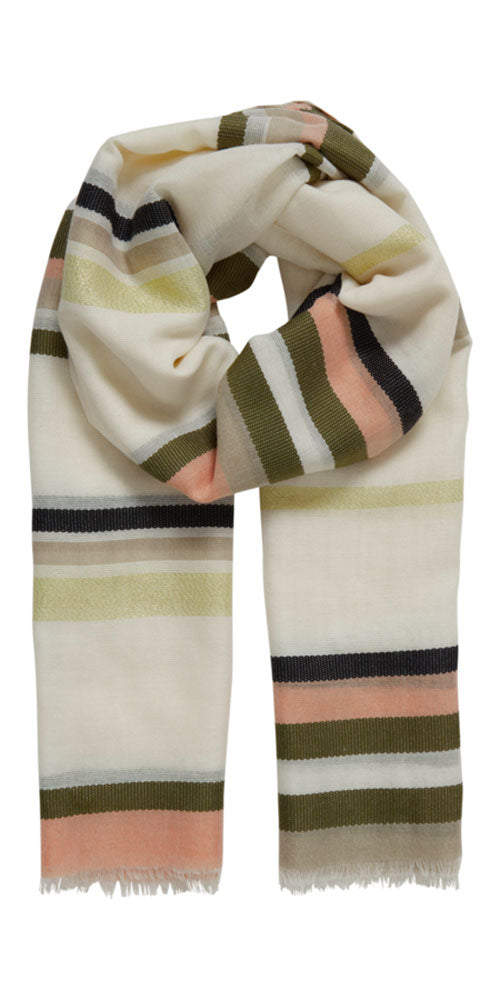 B. Young Striped Lightweight Scarf