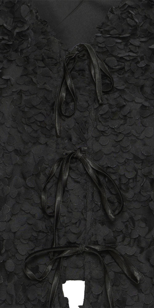 B.Young Textural Rosette Jacket