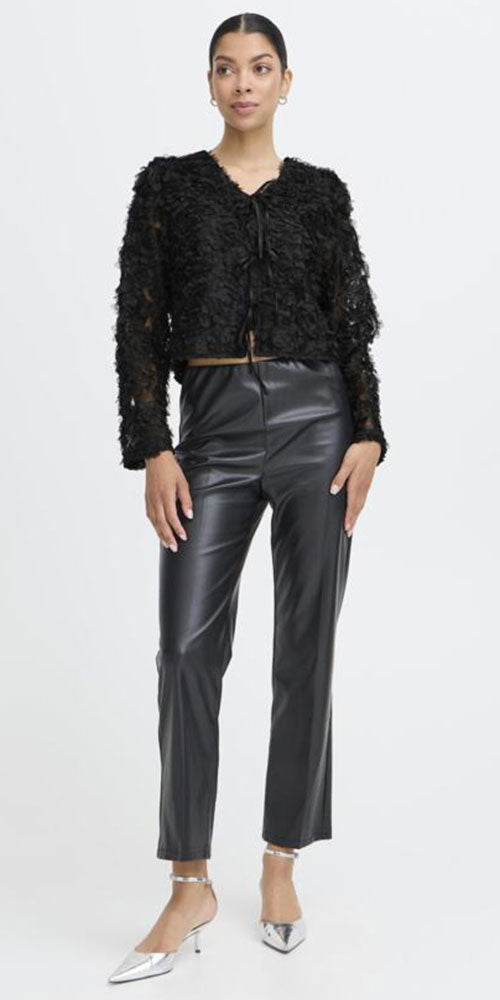 B.Young Textural Rosette Jacket
