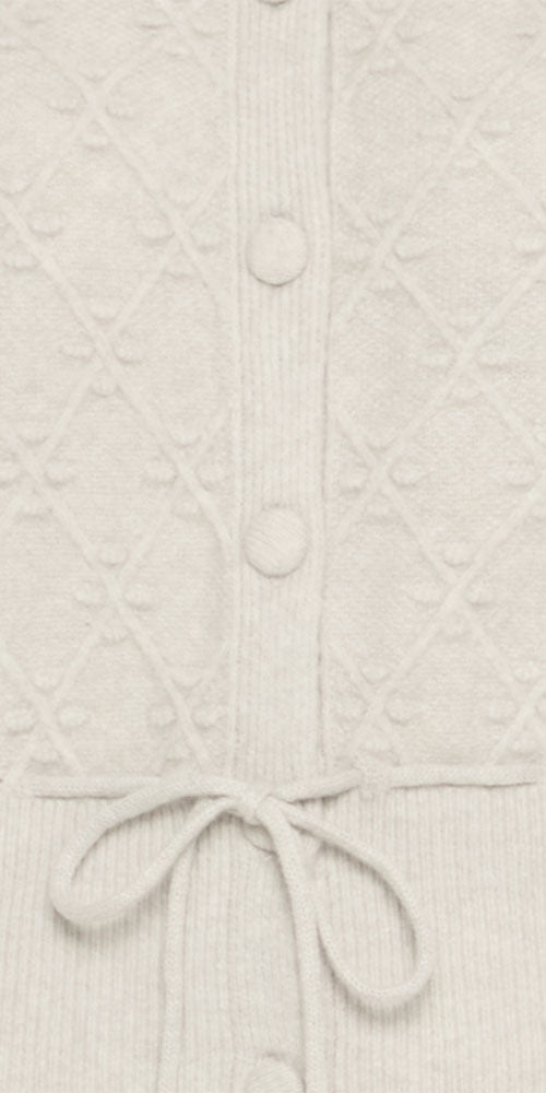 B.Young Tie Cardy, grey