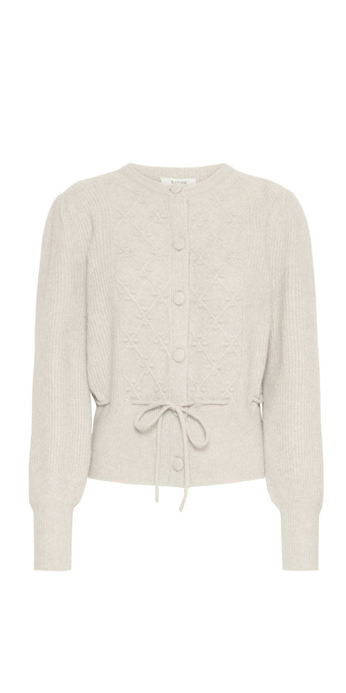 B.Young Tie Cardy, grey