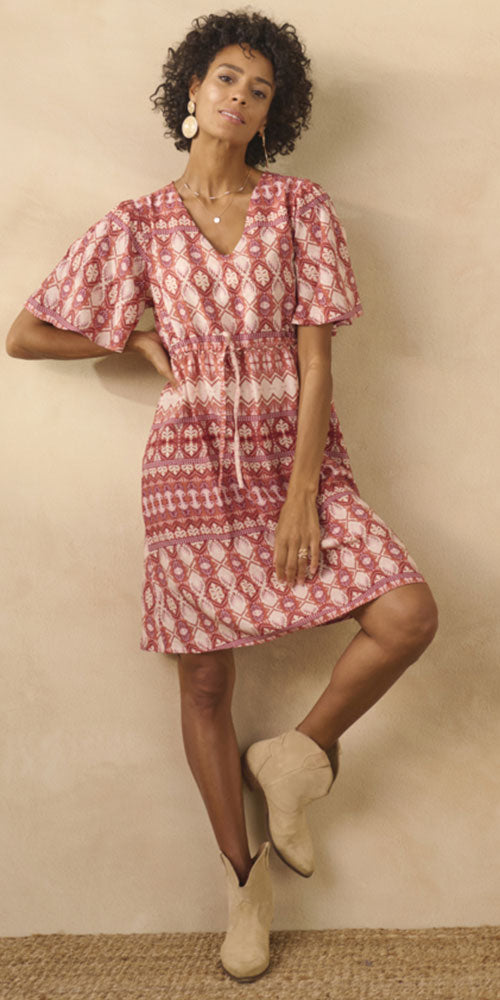 Cream Bohemian Dress