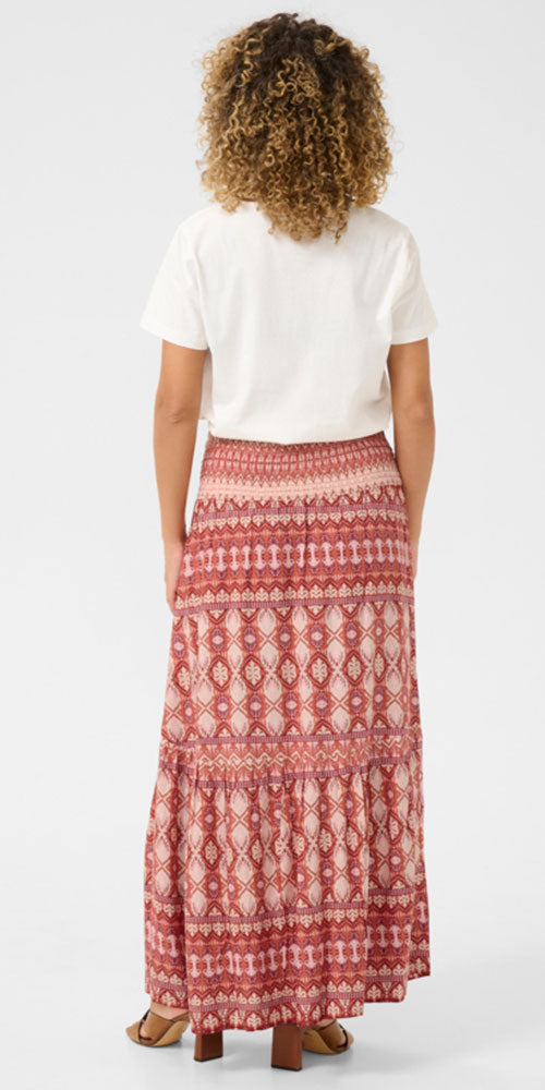 Cream Bohemian Skirt