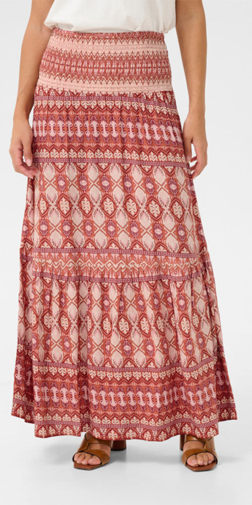 Cream Bohemian Skirt