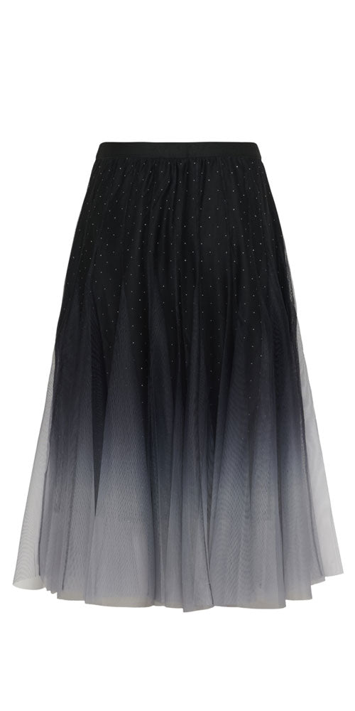 Cream Glittery Tulle Skirt
