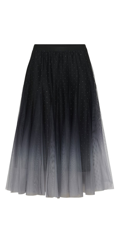Cream Glittery Tulle Skirt