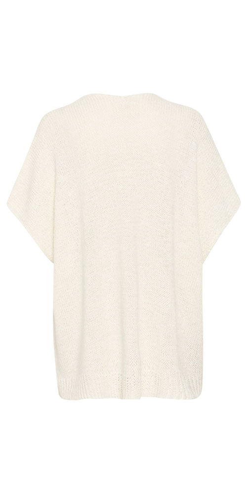 Cream Knit Kimono Cardy, off-white