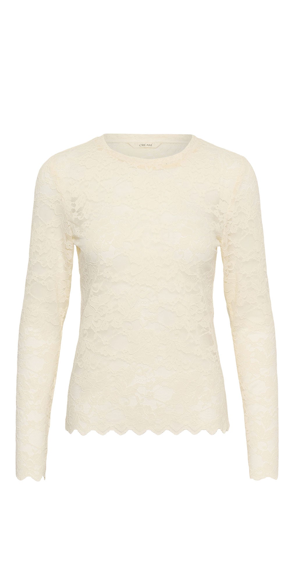 Cream Lace Top, cream