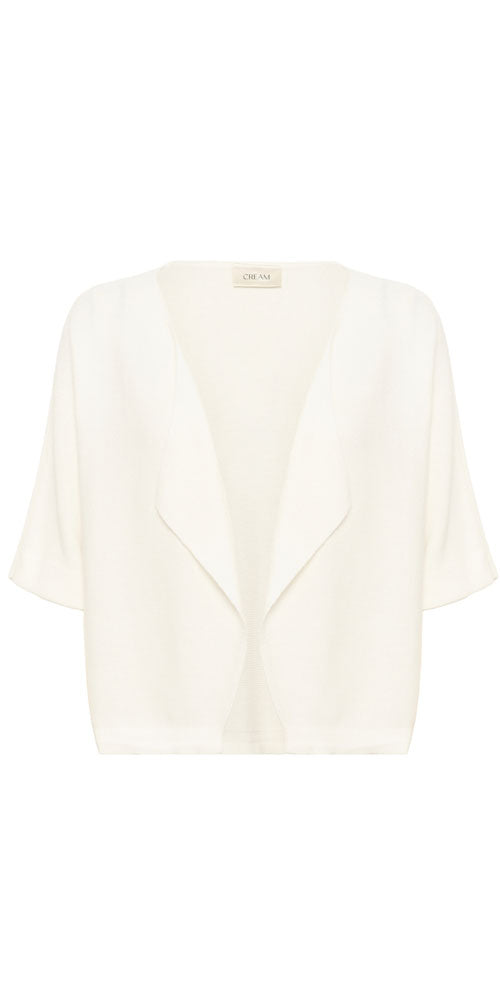 Cream Open Cardy, off-white
