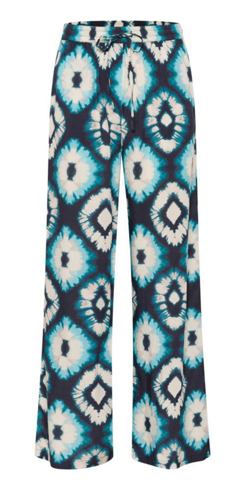 Cream Tye Dye Pant