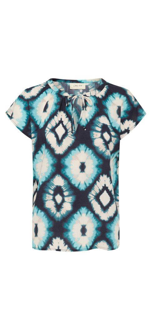 Cream Tye Dye Shirt
