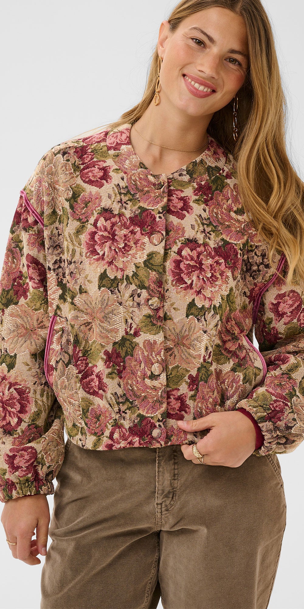 Cream Tapestry Jacket