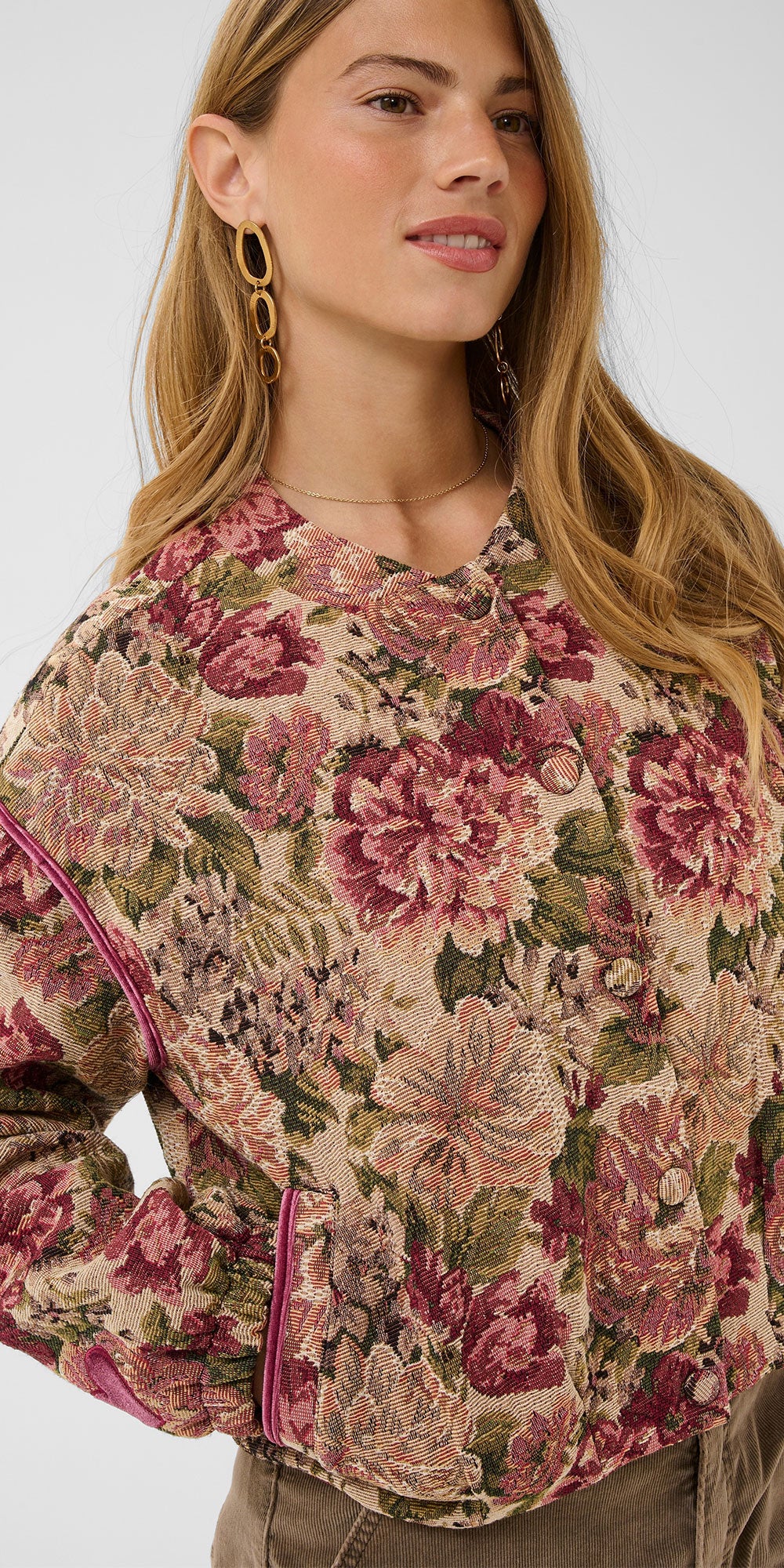 Cream Tapestry Jacket