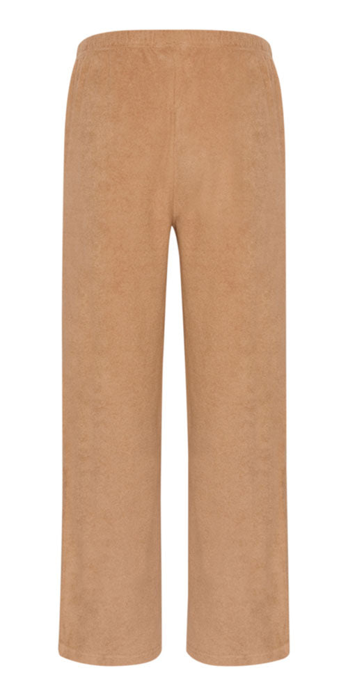 Cream Terry Fleece Pants