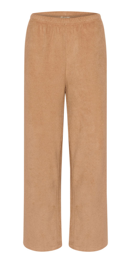 Cream Terry Fleece Pants