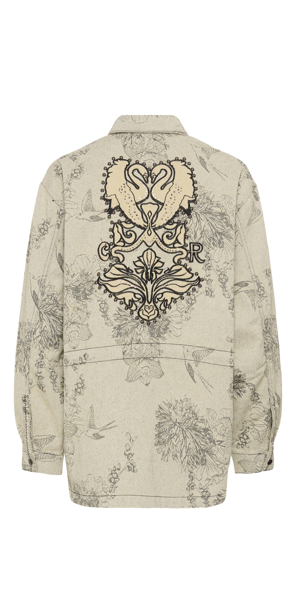 Cream Toile Print Jacket
