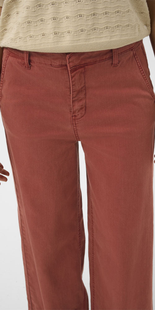 Cream Trouser Jeans, brandy