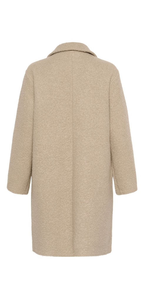 Cream Boiled Wool Jacket