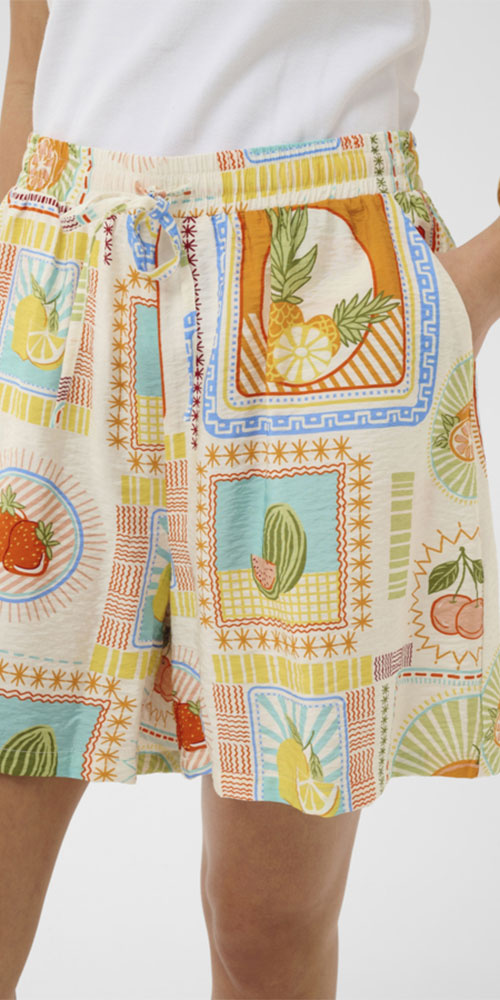 Culture Fruit Market Shorts