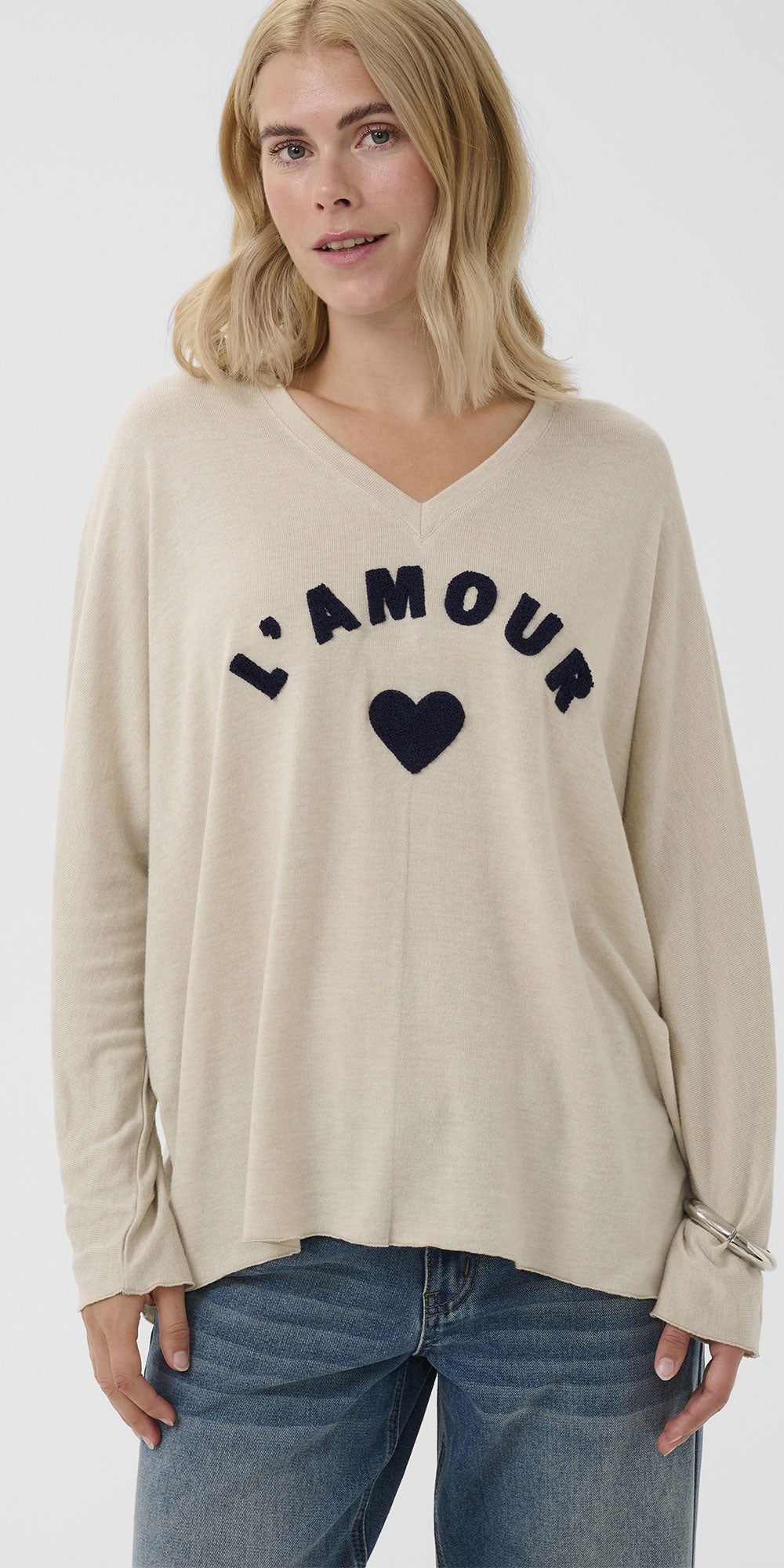 Culture Amour Long Sleeve Knit Top