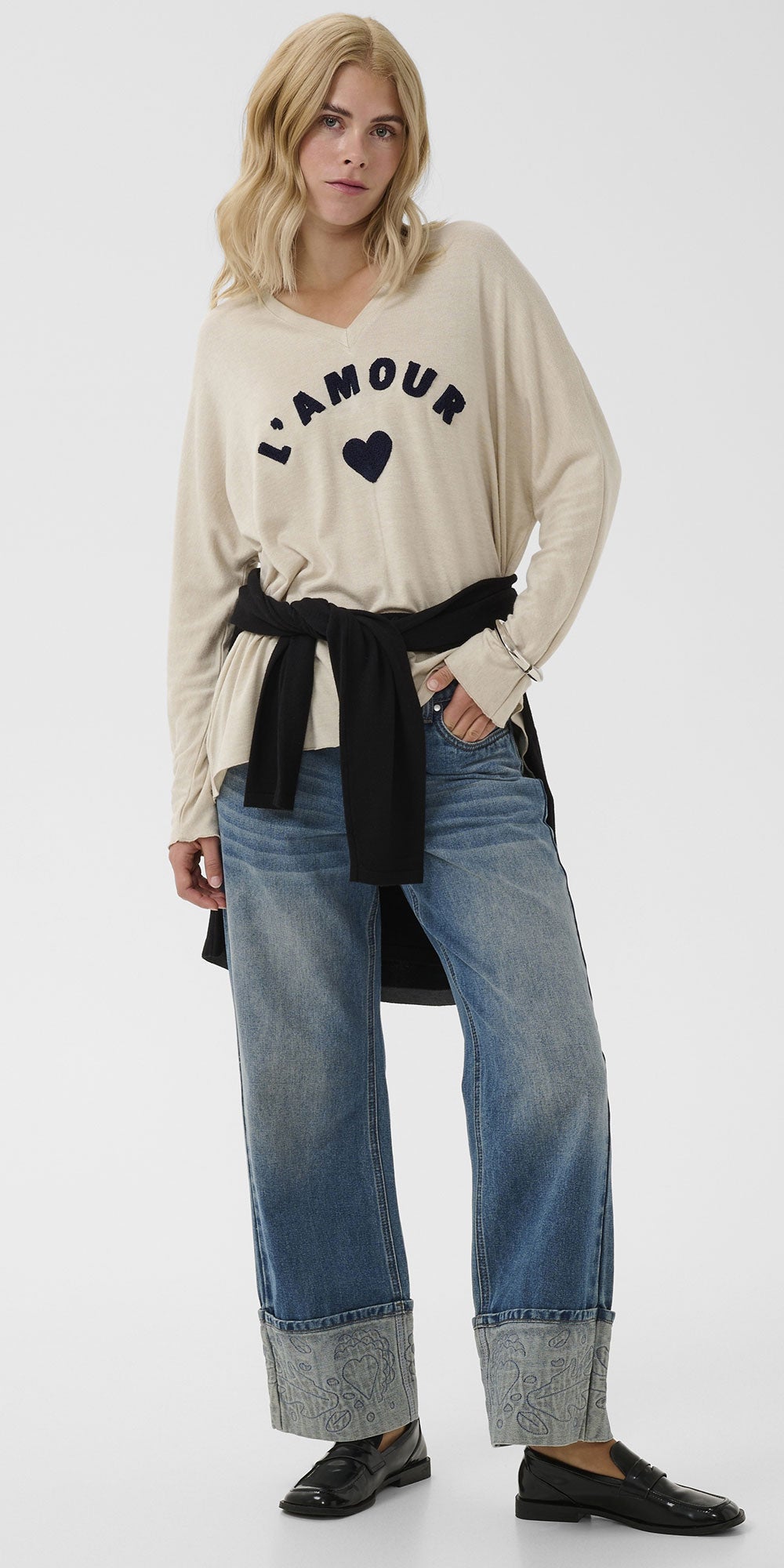 Culture Amour Long Sleeve Knit Top
