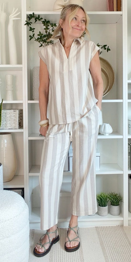 Culture Awning Stripe Tunic