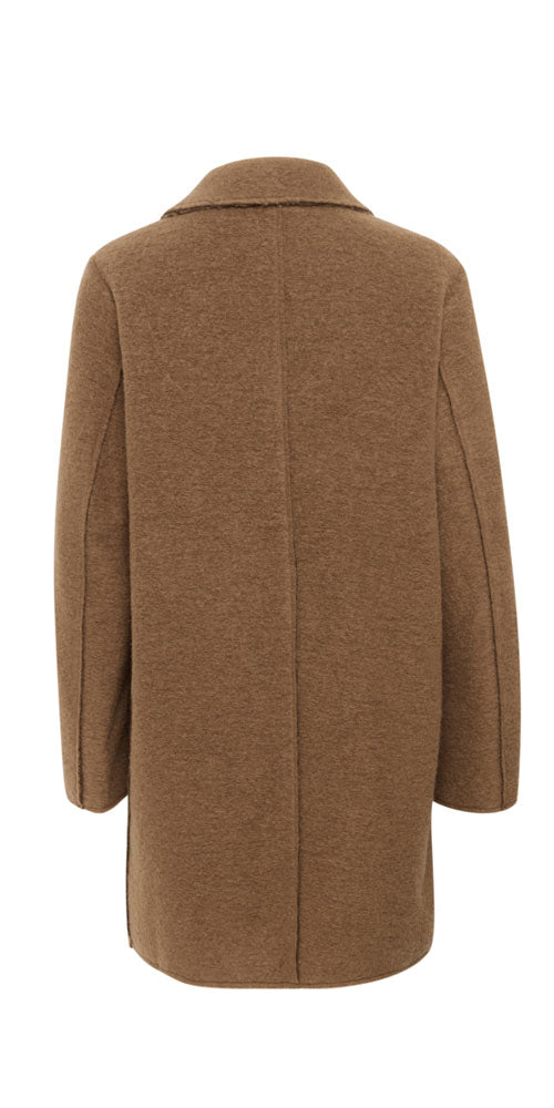 Culture Boiled Wool Jacket, caramel