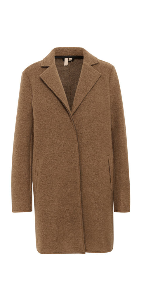 Culture Boiled Wool Jacket, caramel
