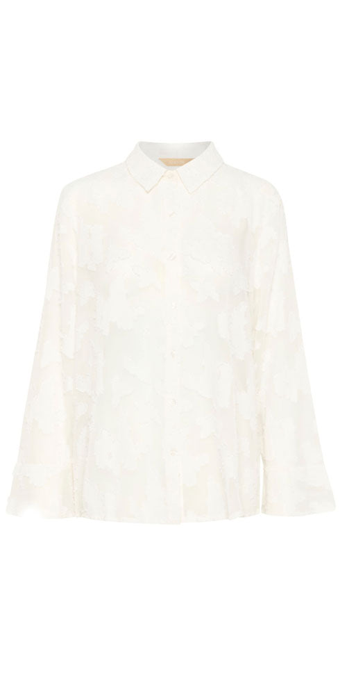 Culture Chiffon Burnout Blouse