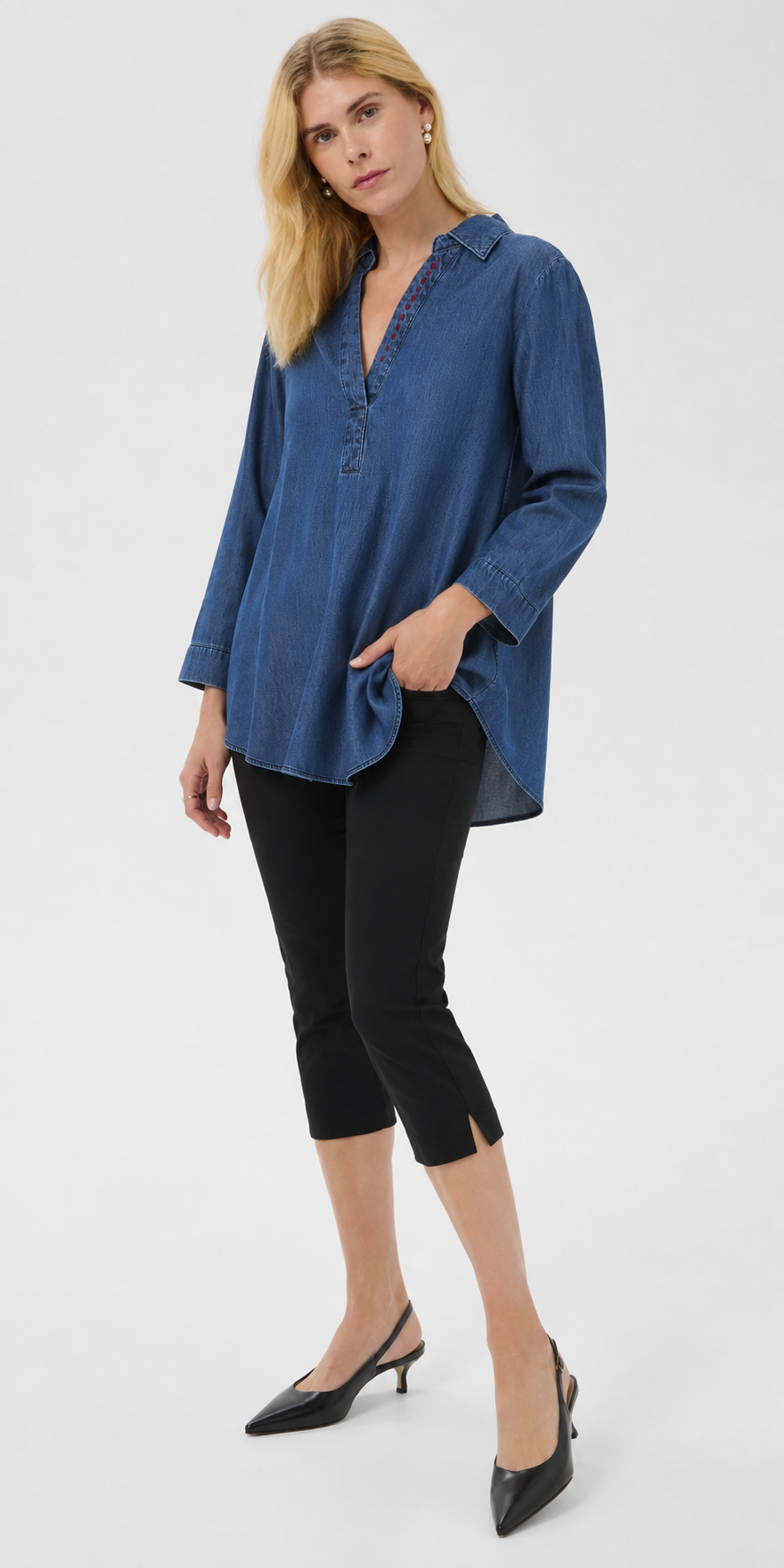 Culture Denim Tunic