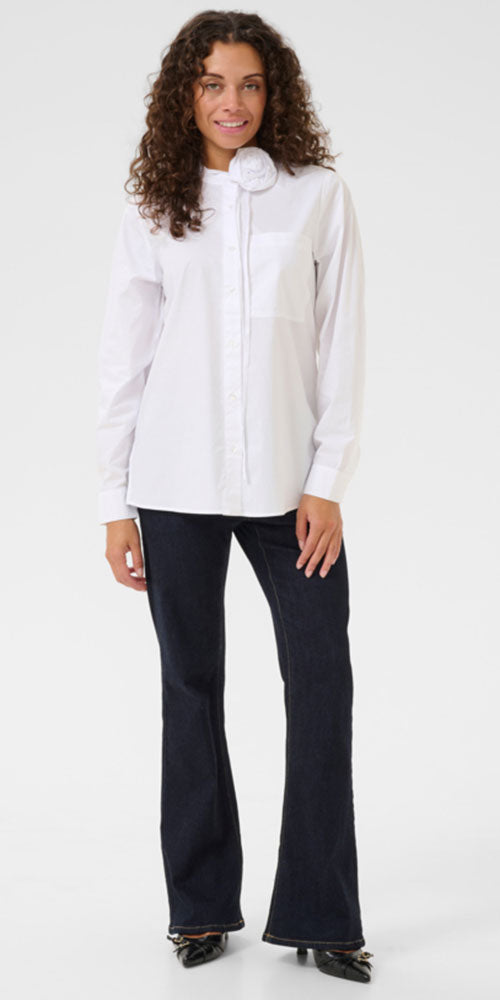 Culture Flower Poplin Shirt