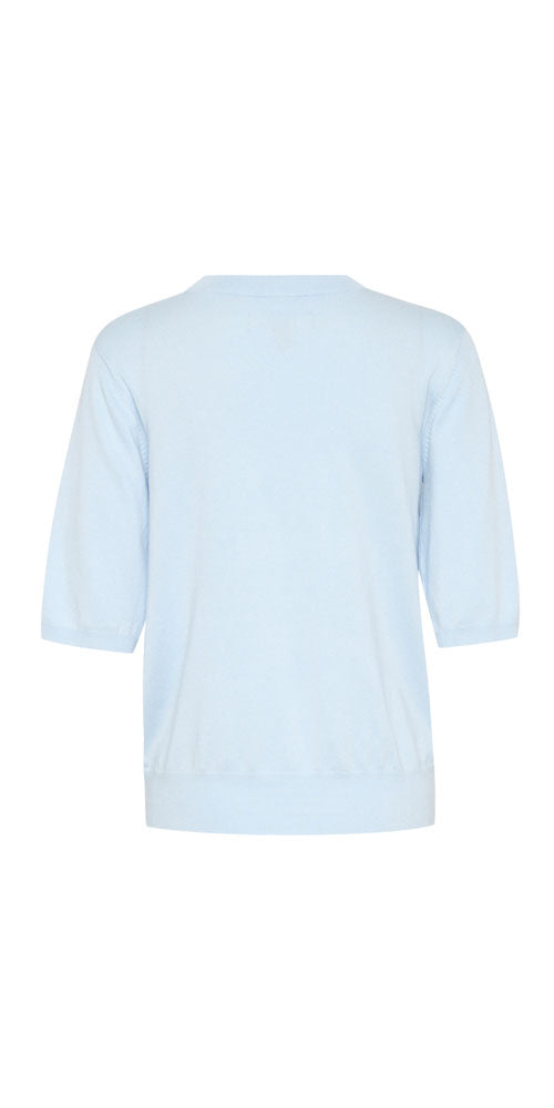 Culture Light Short Sleeve Sweater, baby blue