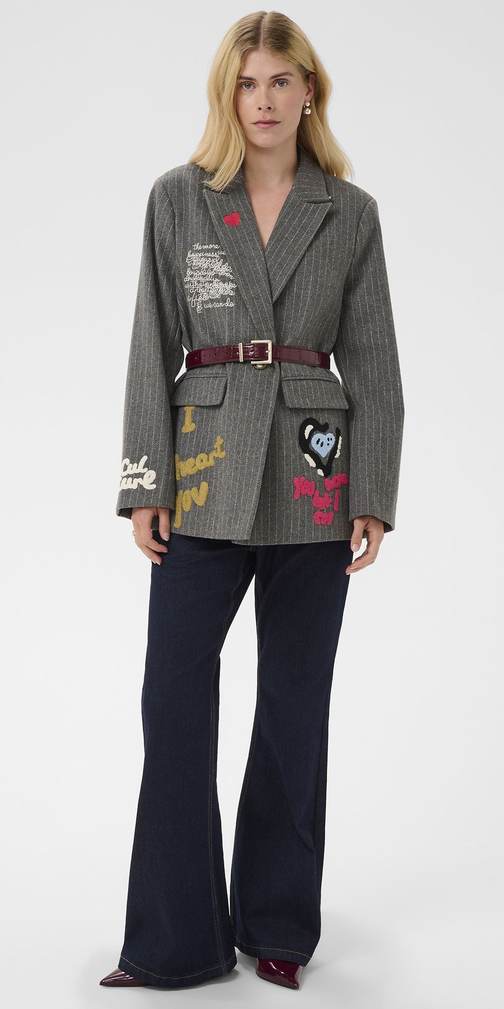 Culture Heart Graffiti Flannel Blazer