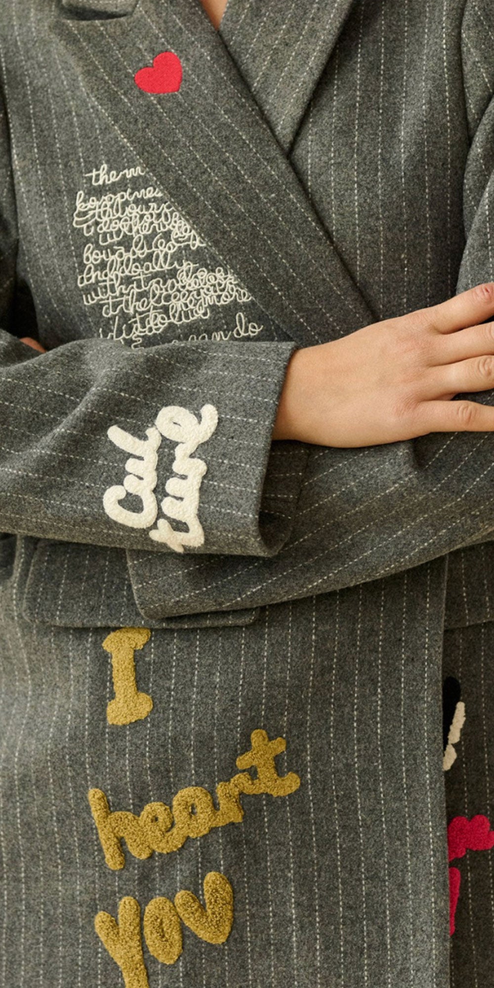 Culture Heart Graffiti Flannel Blazer