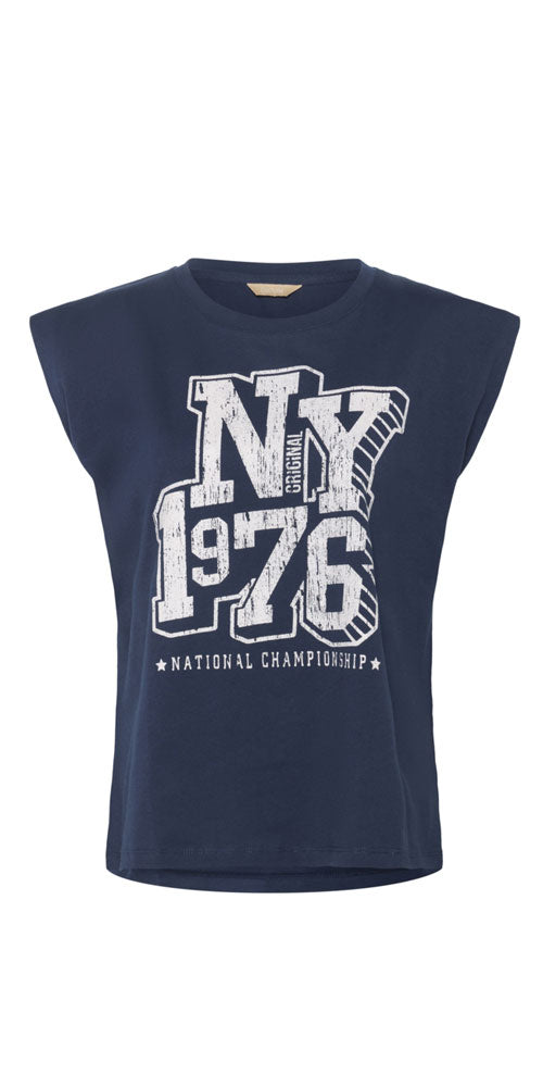 Culture New York Tee, navy