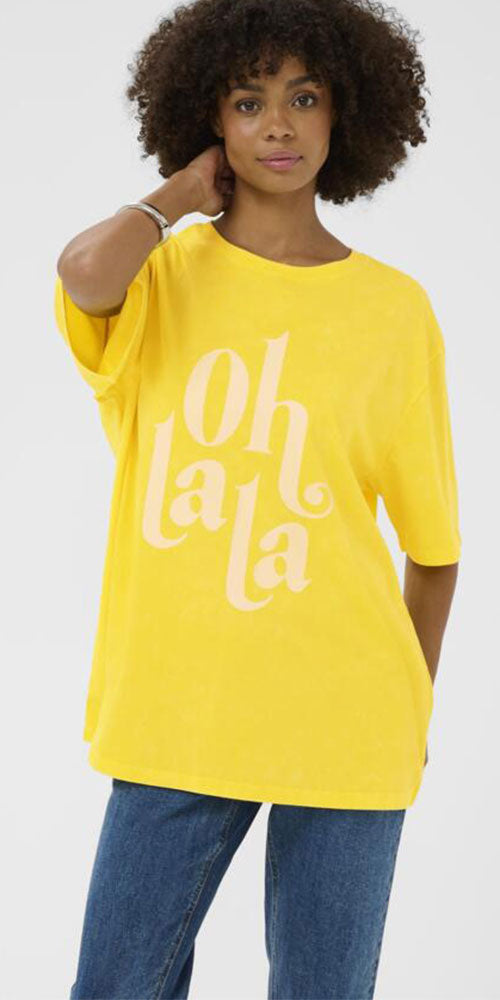 Culture Oversized Oh La La Tee